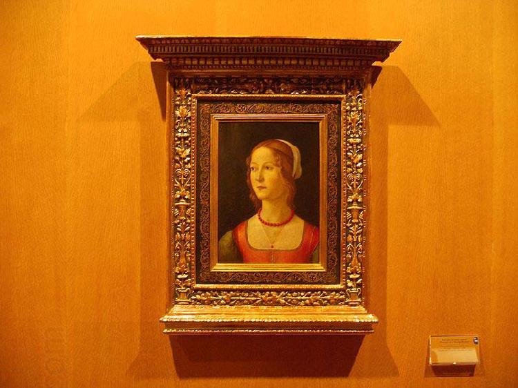 Domenico Ghirlandaio Portrait of a Young Woman oil painting picture